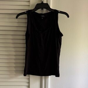 Talbots Black SZ SP Tank Top - 60% Cotton 40% Modal